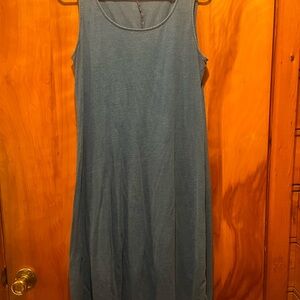 Sleeveless Blue Dress
